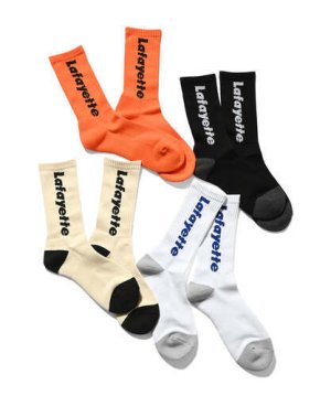 画像1: LFYT - Lafayette LOGO CREW SOCKS 