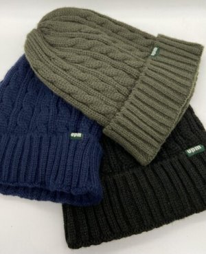 画像1: upriseMARKET "UPM "CABLE KNIT CAP 