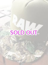 画像: RAW /LOGO MESH TRUCKER SNAPBACK HAT