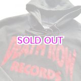 画像: DEATH ROW RECORDS LOGO PULL OVER FLEECE HOODIE