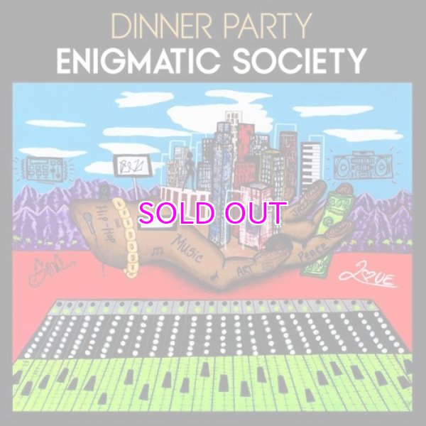 画像1: Dinner Party - Enigmatic Society (Black vinyl with White Splatter) "LP" (1)