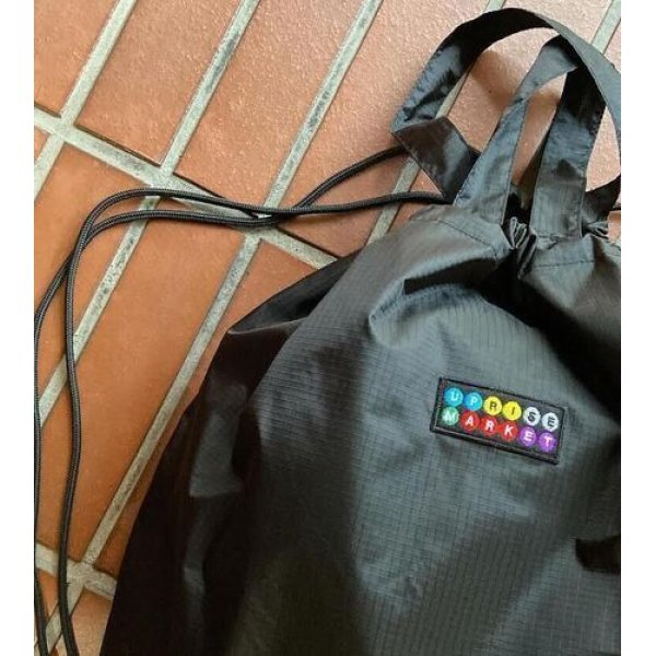 画像2: upriseMARKET / "subway logo" mesh gym sack (2)