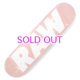 画像: RAW LOGO SKATEBOARD DECK