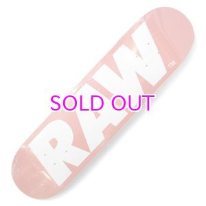 画像: RAW LOGO SKATEBOARD DECK