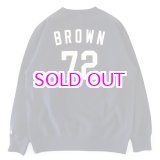 画像: JAMES BROWN x BBP BROWN 72 CREWNECK SWEATSHIRT