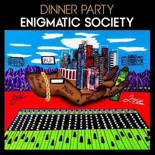 画像: Dinner Party - Enigmatic Society (Black vinyl with White Splatter) "LP"