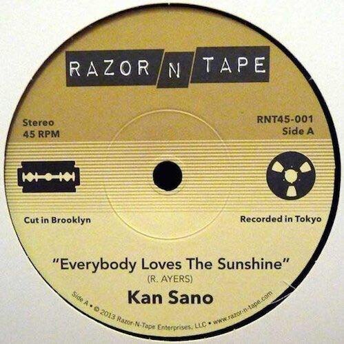 画像: KAN SANO / EVERYBODY LOVES THE SUNSHINE  7"