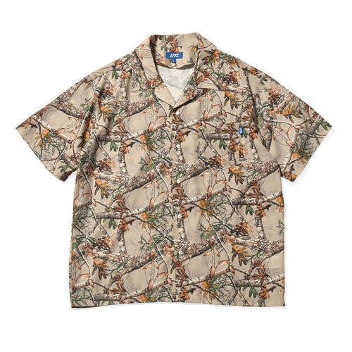 画像: LFYT - PATTERNED OPEN COLLAR S/S SHIRT 