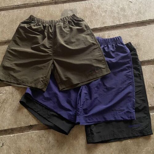 画像: upriseMARKET Embroidery Logo Nylon Easy Shorts